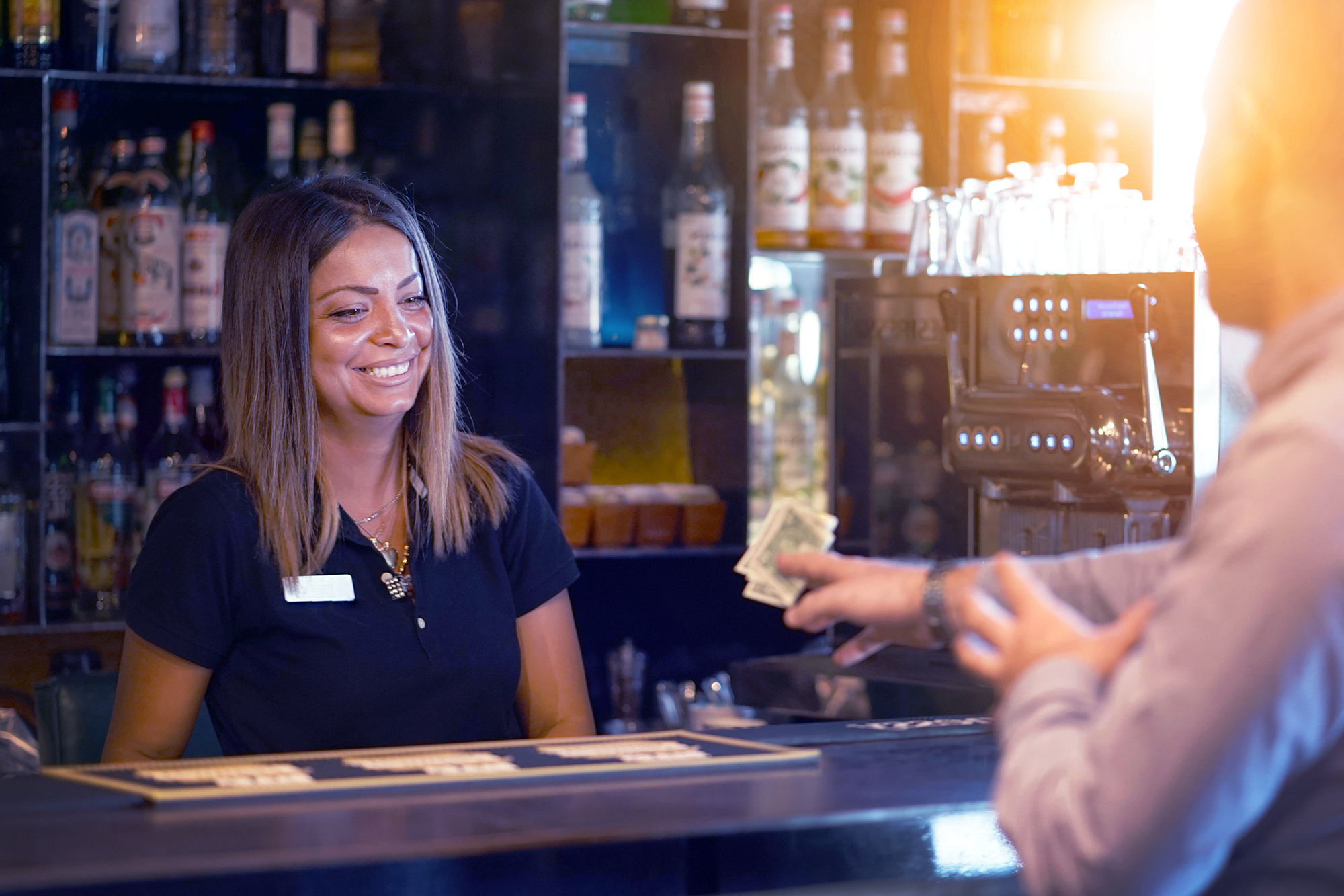 Bartenders often share their tips with barbacks. 