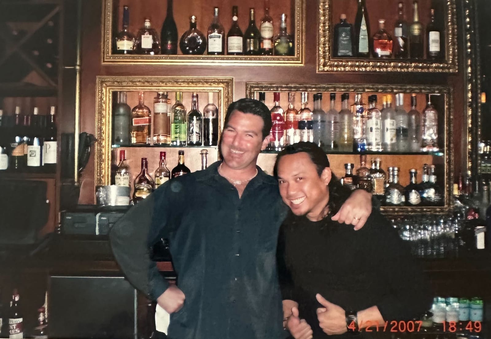 Greg Svitenko and collegue behind the bar.