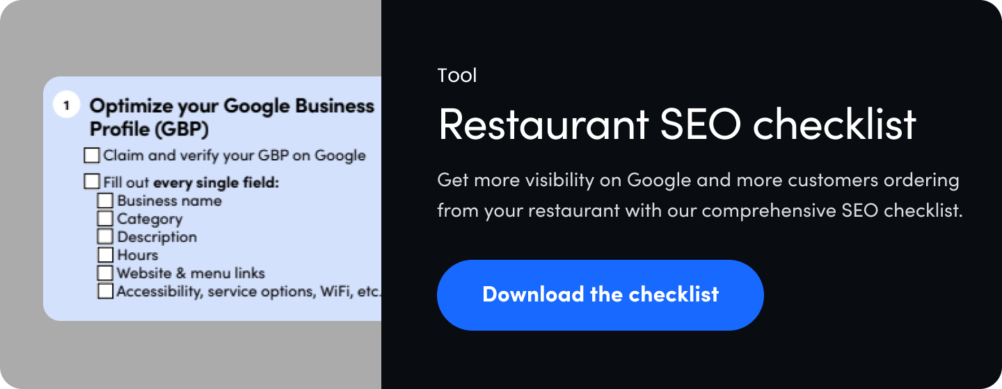 Restaurant SEO: A Beginner-Friendly Guide To Getting Found Online and Growing Your Customer Base