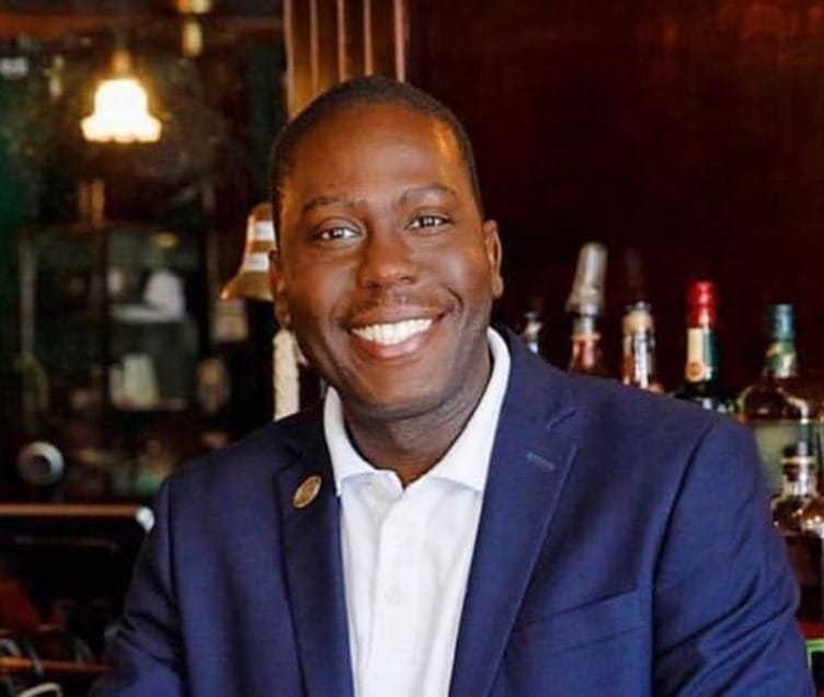 Loycent Gordon at his bar, Neir's.