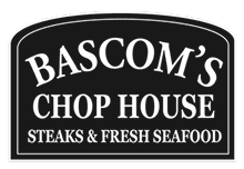 Bascom’s Chop House black logo with white text