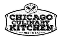 Chicago Culinary Kitchen Meet & Eat logo with crossed utensils in a circular badge design
