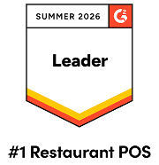 G2 Fall 2025 Leader badge for #1 restaurant POS
