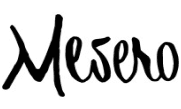 Mesero restaurant logo in distinctive black handwritten script