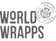 World Wrapps logo with circular Craft Wrapps emblem